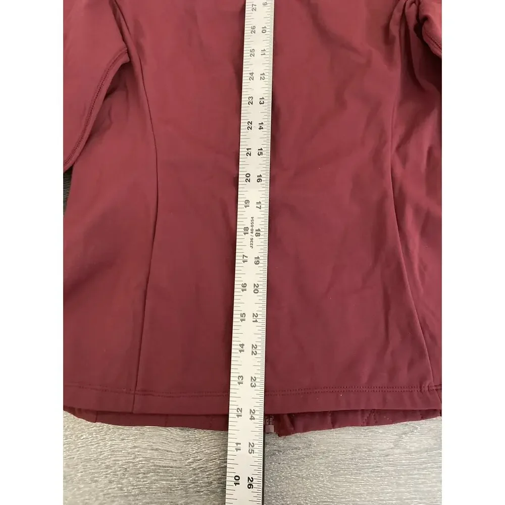 90'DEGREE women's demi-season burgundy jacket Size S A001932